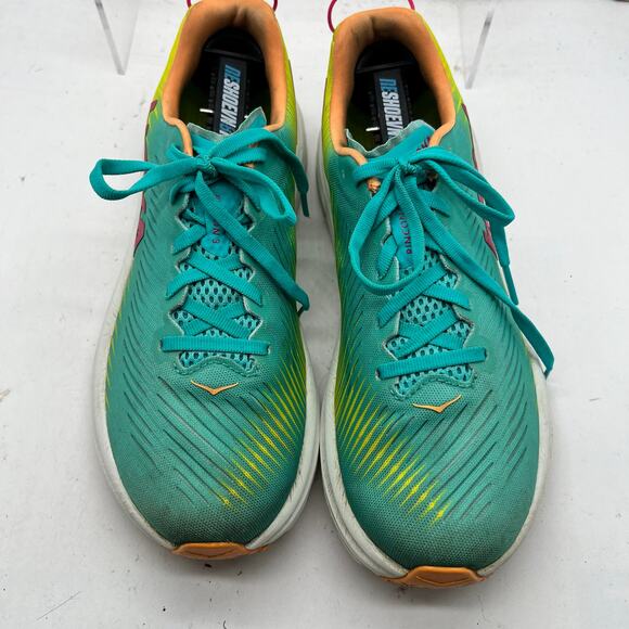 Hoka One One Rincon 3 Shoes Womens 8.5 B Green Road Running *** - Picture 4 of 8